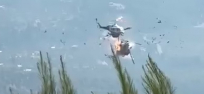 Σύγκρουση πυροσβεστικών ελικοπτέρων στην Ψάθα –Πληροφορίες για Δύο νεκρούς, δύο τραυματίες