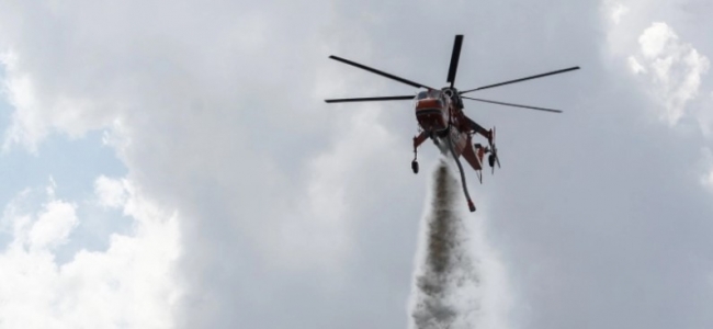 Σηκώθηκαν δύο ελικόπτερα και ήχησε το 112 για πυρκαγιά στο Μελιδοχώρι