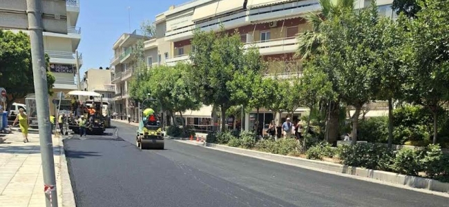 Ασφαλτοστρώσεις στην οδό Αβέρωφ 8 και 9 Ιουνίου