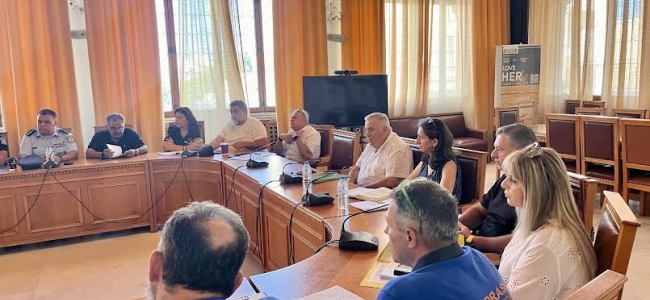 Σύσκεψη πολιτικής προστασίας για την αντιμετώπιση πλημμυρικών φαινομένων από το Δήμο Ηρακλείου