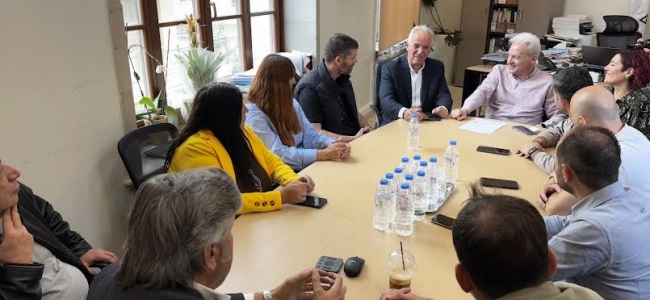 Συνάντηση του Δημάρχου Ηρακλείου με τη Διδασκαλική Ομοσπονδία Ελλάδας και τον Σύλλογο Εκπαιδευτικών «Δομήνικος Θεοτοκόπουλος»