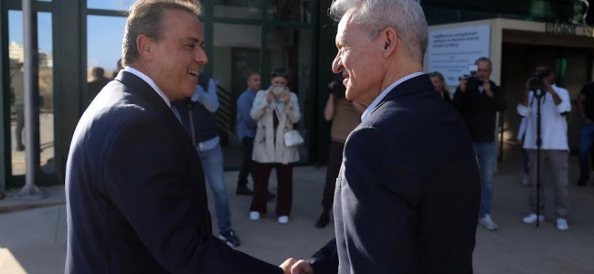  Ο Δήμαρχος Ηρακλείου Αλέξης Καλοκαιρινός στα εγκαίνια της νέας έκθεσης του Μουσείου Φυσικής Ιστορίας