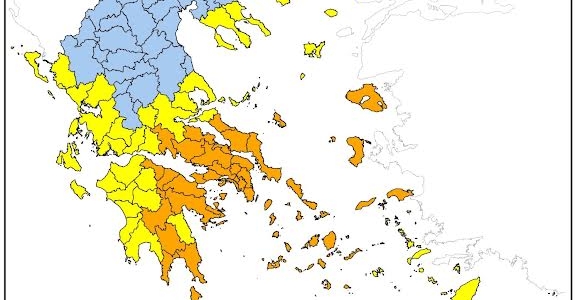 Πολύ Υψηλός Κίνδυνος Πυρκαγιάς για σήμερα Δευτέρα 10 Αυγούστου 2026 σε όλη την Κρήτη