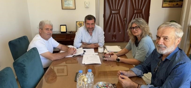 Ενημερωτική συνάντηση στο γραφείο Αντιπεριφερειάρχη Λασιθίου για τη μελέτη του Φράγματος Κρούστα