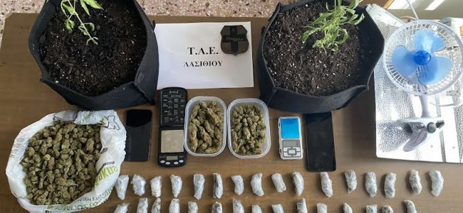 Σύλληψη δύο ατόμων για ναρκωτικά στην Ιεράπετρα