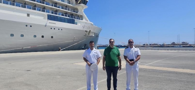 Το Ηράκλειο υποδέχθηκε το Silver Nova, ένα από τα πιο σύγχρονα πλοία πολυτελούς κρουαζιέρας