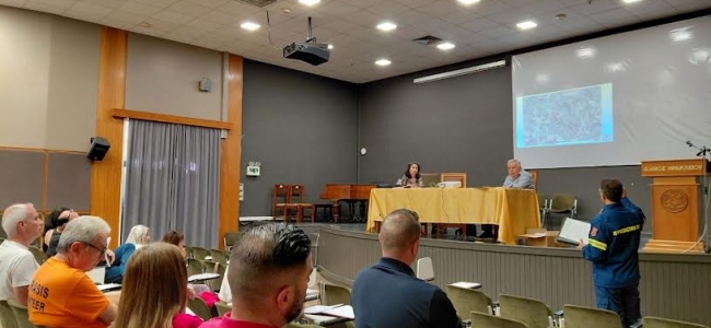 Άσκηση για την αντιμετώπιση κινδύνων από δασικές πυρκαγιές από το Δήμο Ηρακλείου