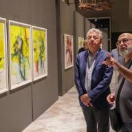 Ο Περιφερειάρχης Στ. Αρναουτάκης στην έκθεση έργων τέχνης του Ν. Βισκαδουράκη 
