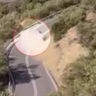 Τρομακτικό τροχαίο σε αγώνες αυτοκινήτων στο Βραχάσι