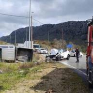 Ένας νεκρός οδηγός μετά από σύγκρουση δύο οχημάτων λίγο μετά τους Αρμένους Ρεθύμνου