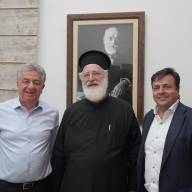 Συνάντηση εργασίας του Περιφερειάρχη Κρήτης Σταύρου Αρναουτάκη με τον Μητροπολίτη Αρκαλοχωρίου, Καστελλίου και Βιάννου Ανδρέα