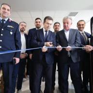 Εγκαίνια της νέας Λέσχης Σίτισης στο Αστυνομικό Μέγαρο Ηρακλείου παρουσία Μιχάλη Χρυσοχοΐδη και Σταύρου Αρναουτάκη 