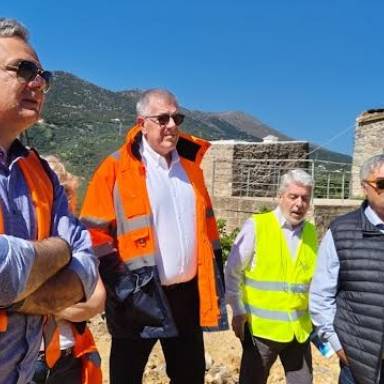 Νίκος Ταχιάος: Αυτοψία στα εργοτάξια και τις αρχαιολογικές εργασίες του ΒΟΑΚ