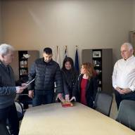 Ορκωμοσία 3 νέων μόνιμων υπαλλήλων στο Δήμο Ηρακλείου