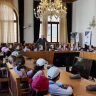 Επίσκεψη από τους μαθητές του 45ου Δημοτικού Σχολείου στον Δήμαρχο Ηρακλείου Αλέξη Καλοκαιρινό