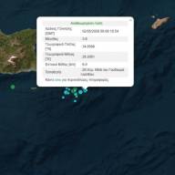 Νέα σεισμική δόνηση 3,9 Ρίχτερ στο Λασίθι