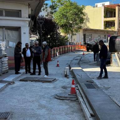 Σε πλήρη εξέλιξη οι εργασίες σε Ταξιάρχου Μαρκοπούλου και Πινδάρου – Γ. Γεωργιάδου