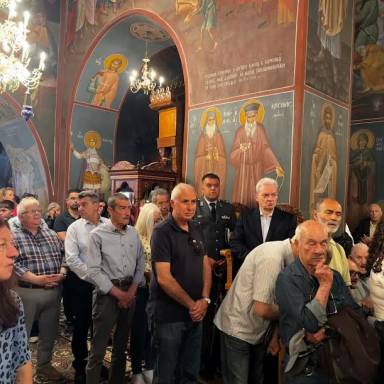 Στις εκδηλώσεις της επετείου Ανακομιδής των Ιερών Λειψάνων του Αγίου Μύρωνα ο Δήμαρχος Ηρακλείου