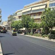 Ασφαλτοστρώσεις στην οδό Αβέρωφ 8 και 9 Ιουνίου