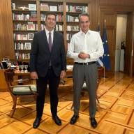 Συνάντηση του Αλέξανδρου Μαρκογιαννάκη με τον Πρωθυπουργό στο Μέγαρο Μαξίμου