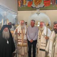 Στα Θυρανοίξια του Καθολικού στη Μονή Κουδουμά παραβρέθηκε  ο Περιφερειάρχης Κρήτης Σταύρος Αρναουτάκης