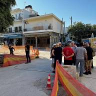 Ο Δήμαρχος Ηρακλείου στα έργα ανάπλασης της πλατείας Ελευθέρνης στα Καμίνια