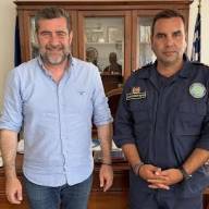 Συνάντηση Αντιπεριφερειάρχη Λασιθίου με το νέο Διοικητή του Λιμεναρχείου Σητείας