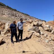 Αυτοψία του Αντιπεριφερειάρχη Λασιθίου στο εργοτάξιο του ΒΟΑΚ  στο τμήμα Νεάπολη – Άγιος Νικόλαος