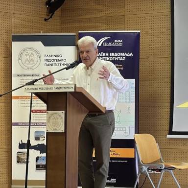 Ο Δήμαρχος Ηρακλείου στην εκδήλωση για την Ευρωπαϊκή Εβδομάδα Κινητικότητας στο ΕΛΜΕΠΑ 