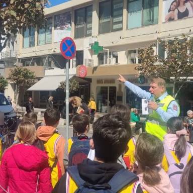 Ξεκινούν οι δράσεις κυκλοφοριακής αγωγής για τη μαθητική κοινότητα του Ηρακλείου από την Δημοτική Αστυνομία
