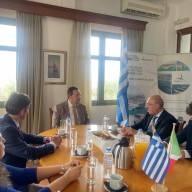 Εθιμοτυπική επίσκεψη του Πρέσβη της Ιταλίας στον Οργανισμό Λιμένος Ηρακλείου