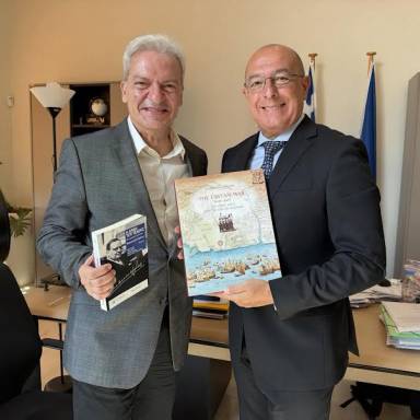 Συνάντηση του Δημάρχου Ηρακλείου με τον Πρέσβη της Ιταλίας στην Ελλάδα
