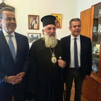 Σημαντικές επαφές είχε στο Ηράκλειο ο υπουργός Περιβάλλοντος και Ενέργειας, Σταύρος Παπασταύρου