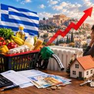 Ακρίβεια στην Ελλάδα: Σούπερ μάρκετ, καύσιμα, ρεύμα και ενοίκια
