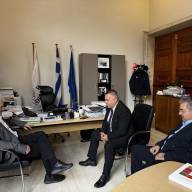 Συνάντηση του Δημάρχου Ηρακλείου Αλέξη Καλοκαιρινού με τον Πρύτανη του Ελληνικού Μεσογειακού Πανεπιστημίου Νεκτάριο Παπαδογιάννη